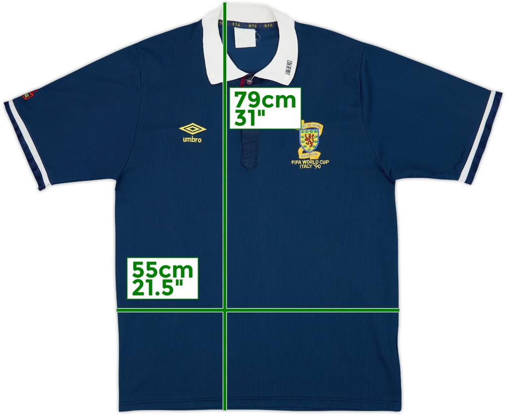 1988-91 Scotland Home Shirt - 8/10 - (M)