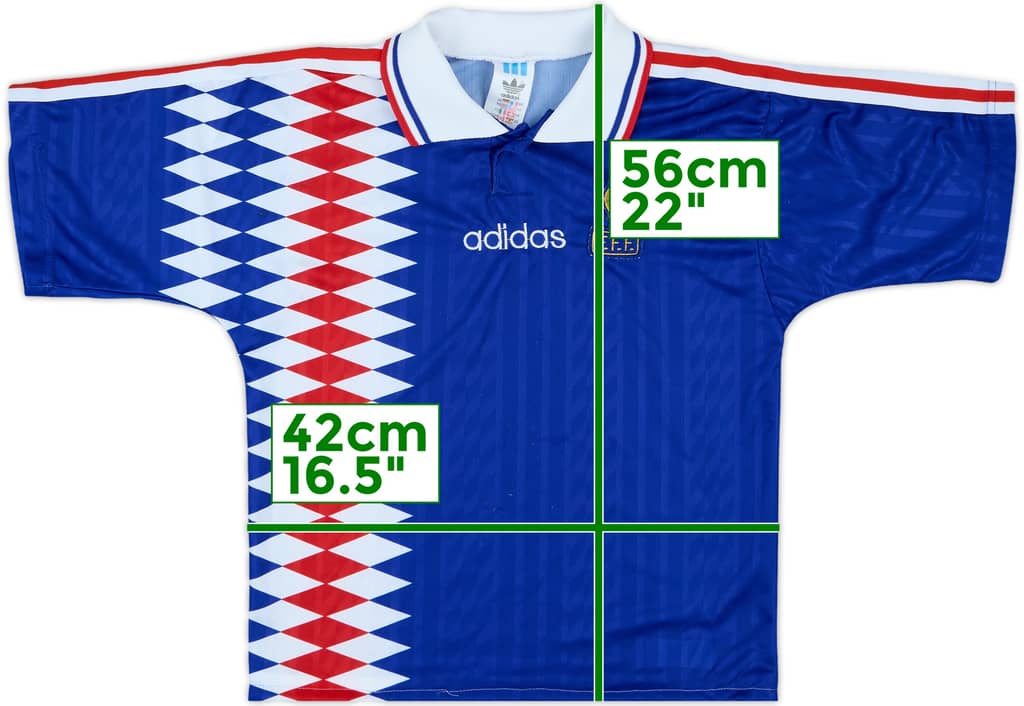 1994-96 France Home Shirt - 8/10 - (XS)