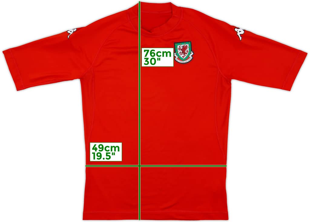 2004-06 Wales Home Shirt - 9/10 - (XL)