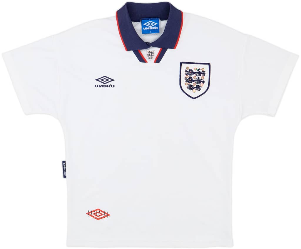 1993-95 England Home Shirt - 7/10 - (S)