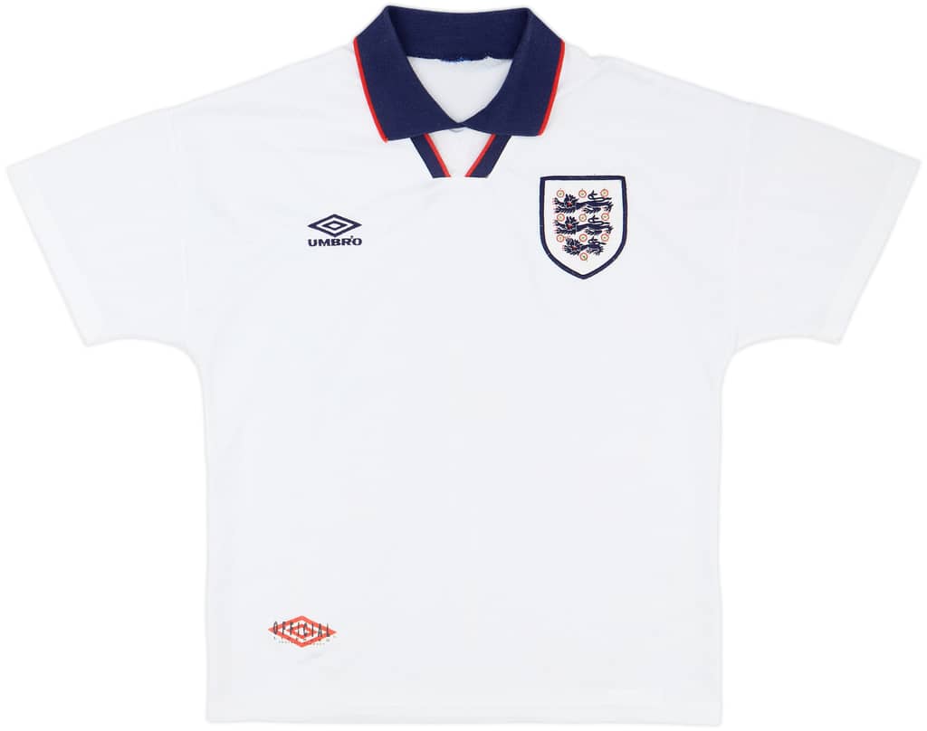 1993-95 England Home Shirt - 8/10 - (L)