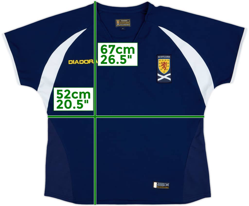 2003-05 Scotland Home Shirt - 9/10 - (Women's M)