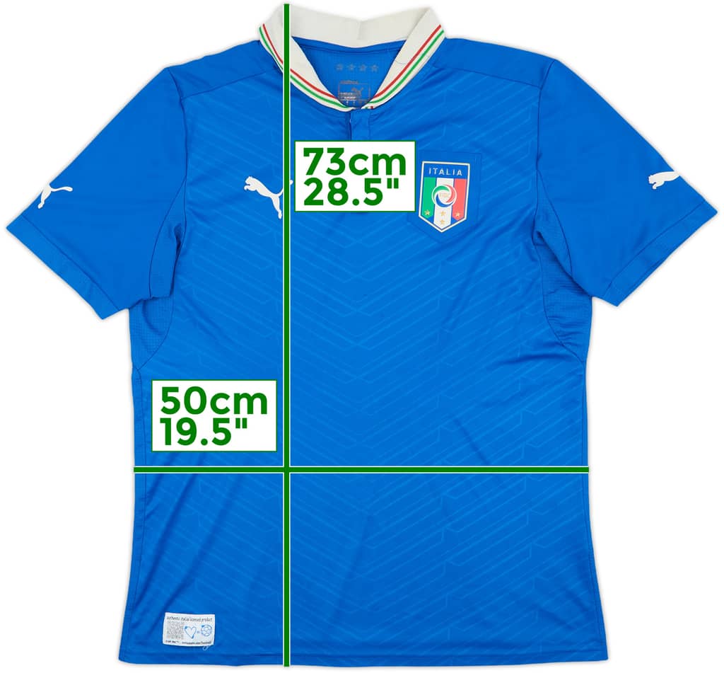 2012-13 Italy Home Shirt - 6/10 - (L)