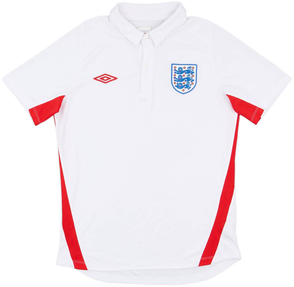 2009-10 England Umbro Polo Shirt - 9/10 - (M)