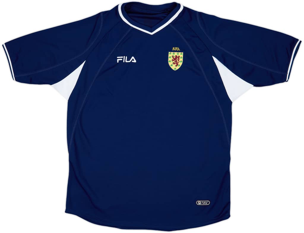 2000-02 Scotland Home Shirt - 8/10 - (XL)