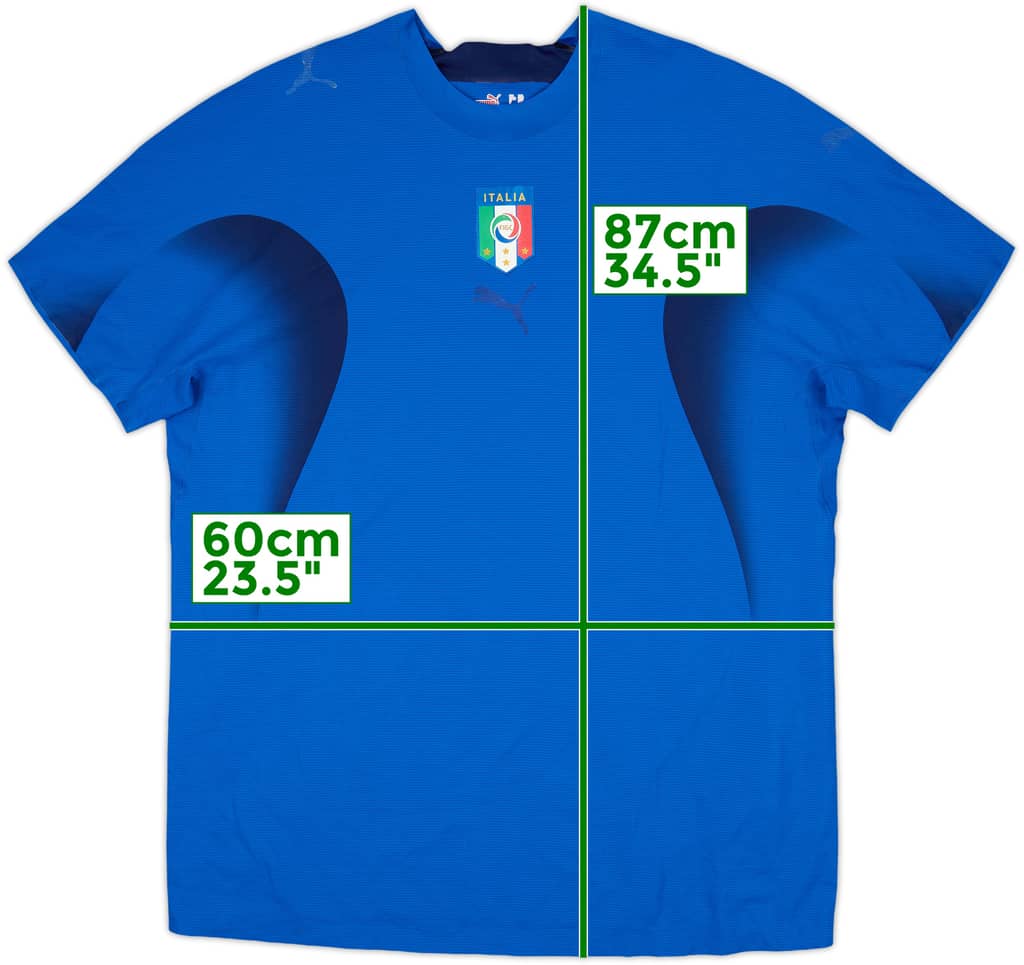 2006 Italy Home Shirt - 4/10 - (XXL)