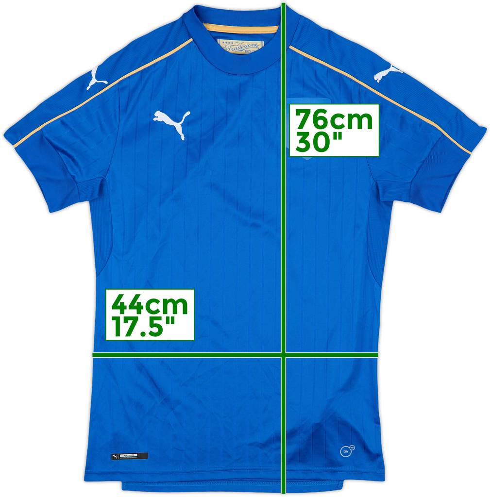 2016-17 Italy Home Shirt - 10/10 - (S)
