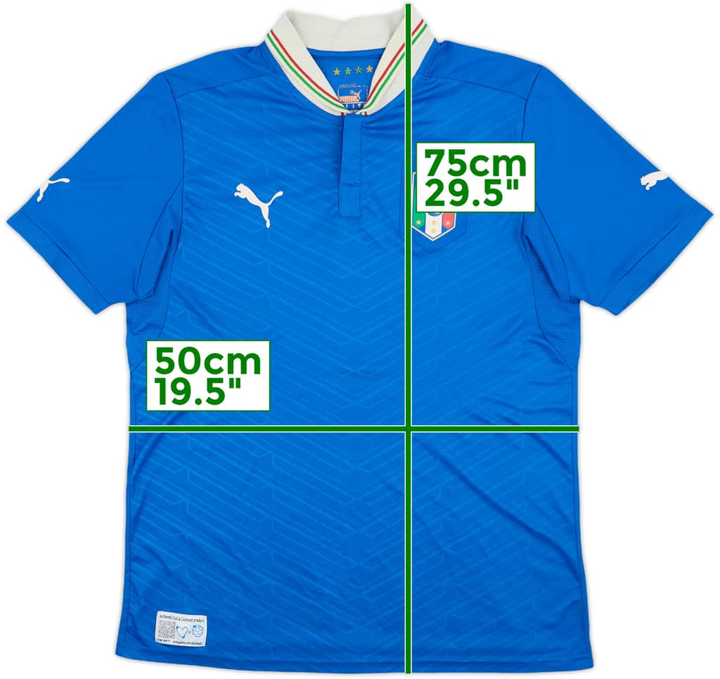 2012-13 Italy Home Shirt - 6/10 - (L)