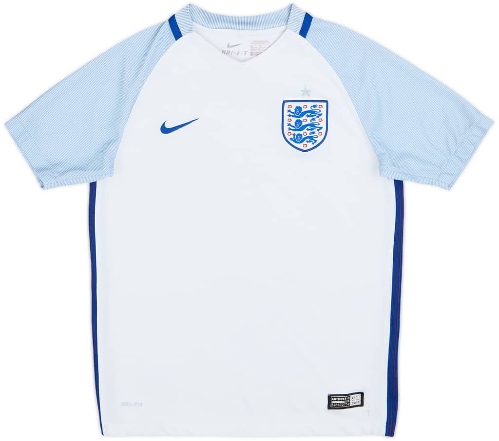 2016-17 England Home Shirt - 6/10 - (M.Boys)