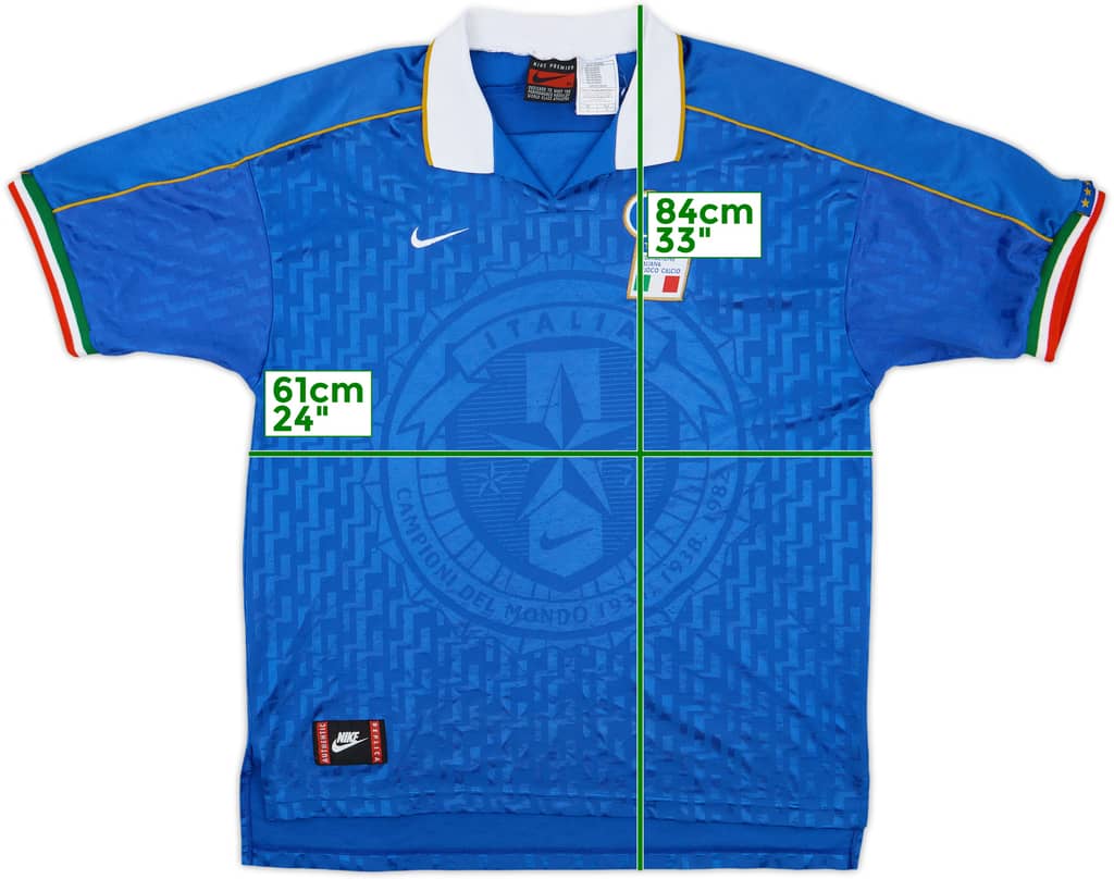 1994-96 Italy Home Shirt - 8/10 - (XL)