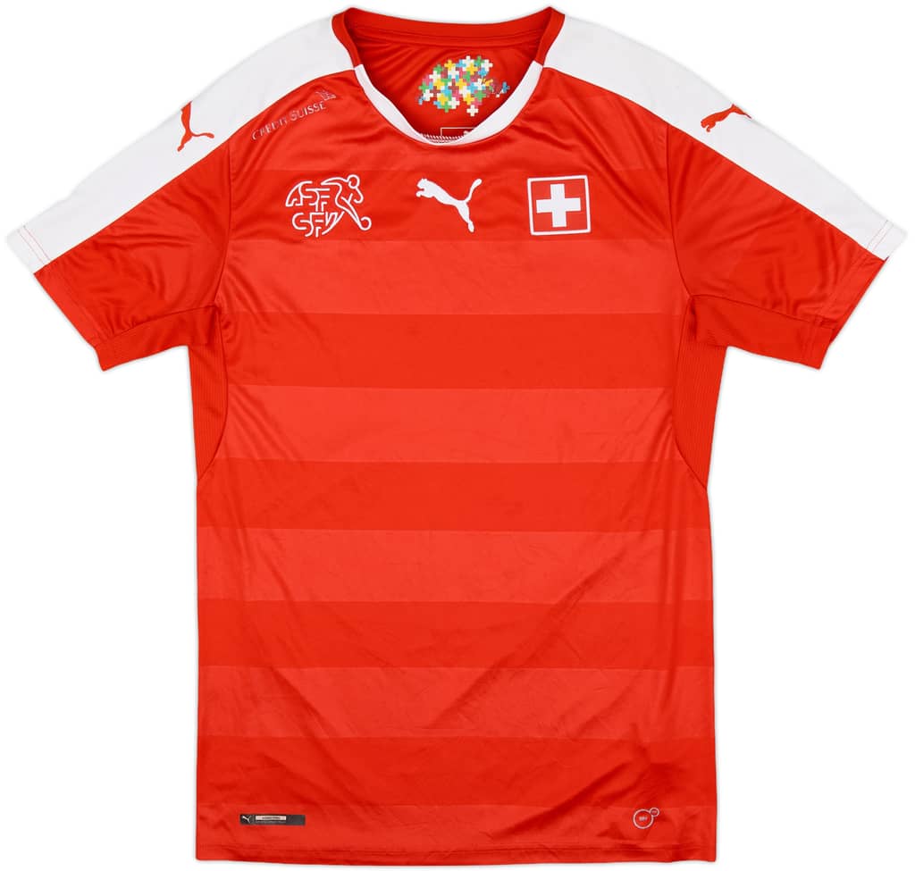 2016-17 Switzerland Home Shirt - 7/10 - (S)