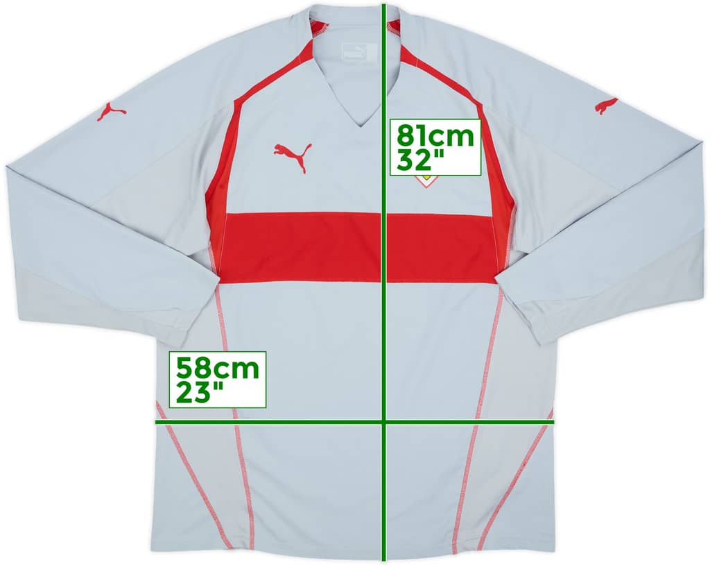 2004-05 Stuttgart Player Issue Third L/S Shirt - 8/10 - (XXL)