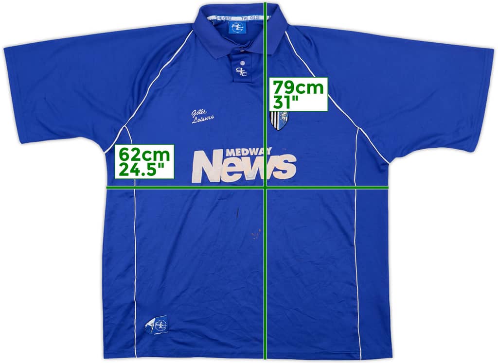 2000-01 Gillingham Home Shirt - 5/10 - (XL)