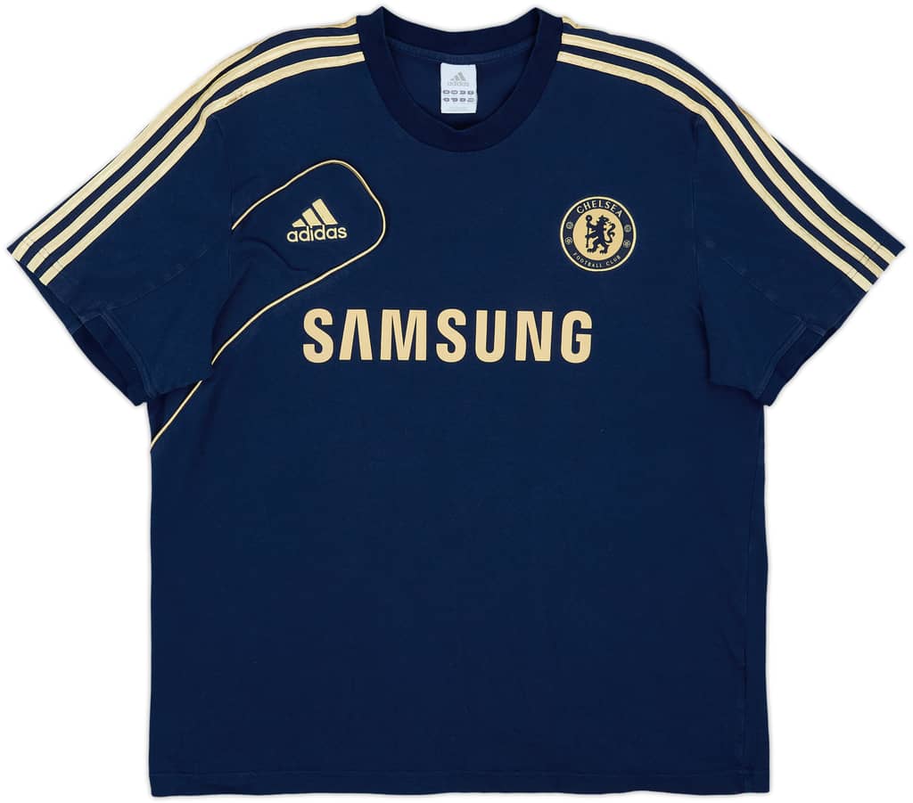 2012-13 Chelsea adidas Cotton Tee - 8/10 - (XL/XXL)