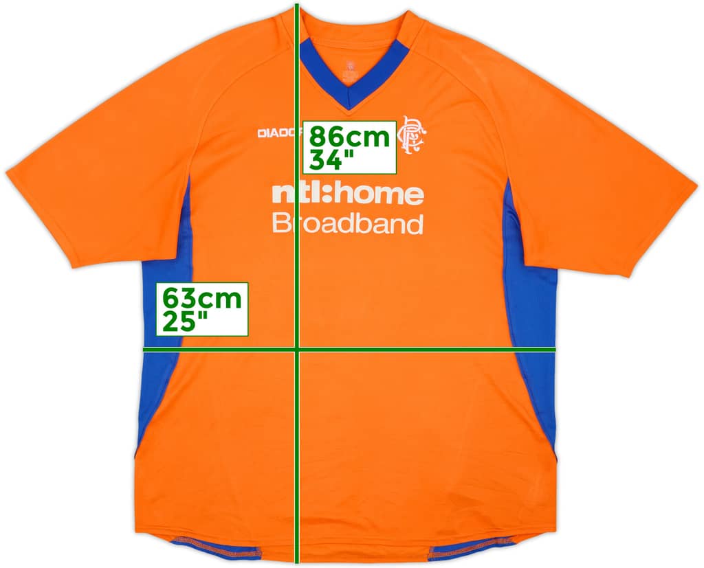 2002-03 Rangers Away Shirt - 8/10 - (XXL)