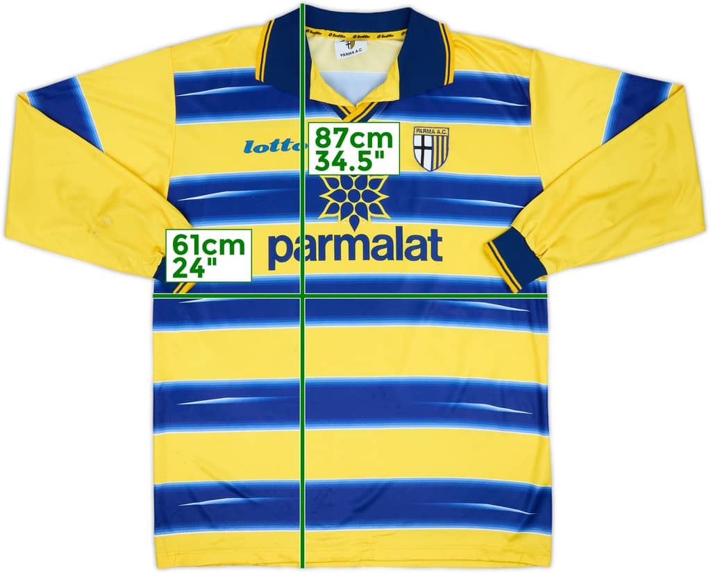1998-99 Parma Home L/S Shirt - 6/10 - (XXL)