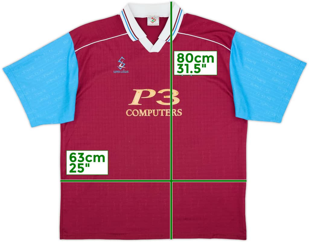 1999-00 Burnley Home Shirt - 7/10 - (XL)