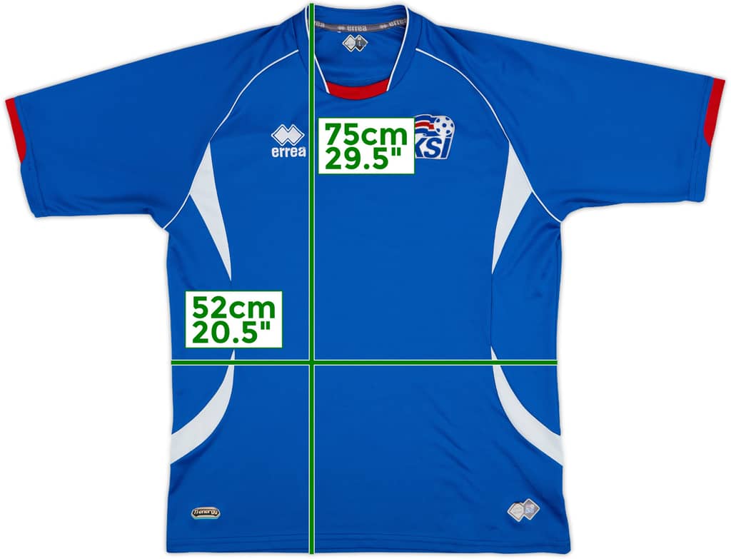 2010-12 Iceland Home Shirt - 7/10 - (L)