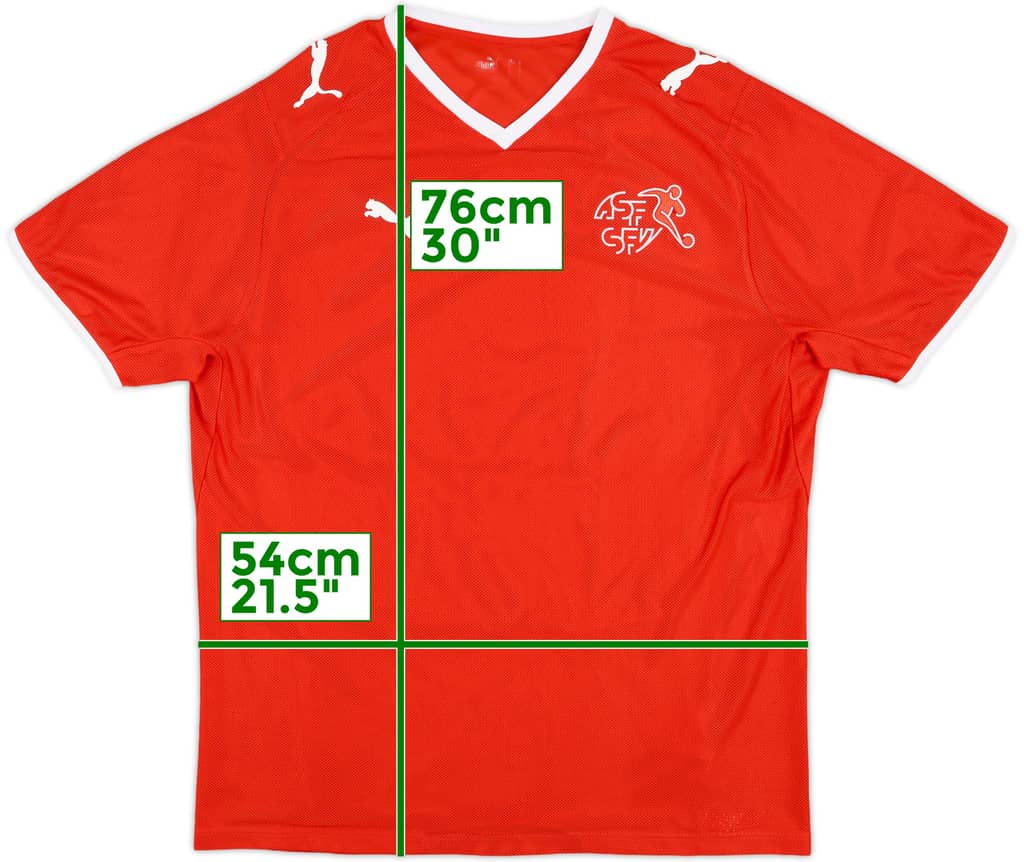 2008-10 Switzerland Home Shirt - 8/10 - (XL)