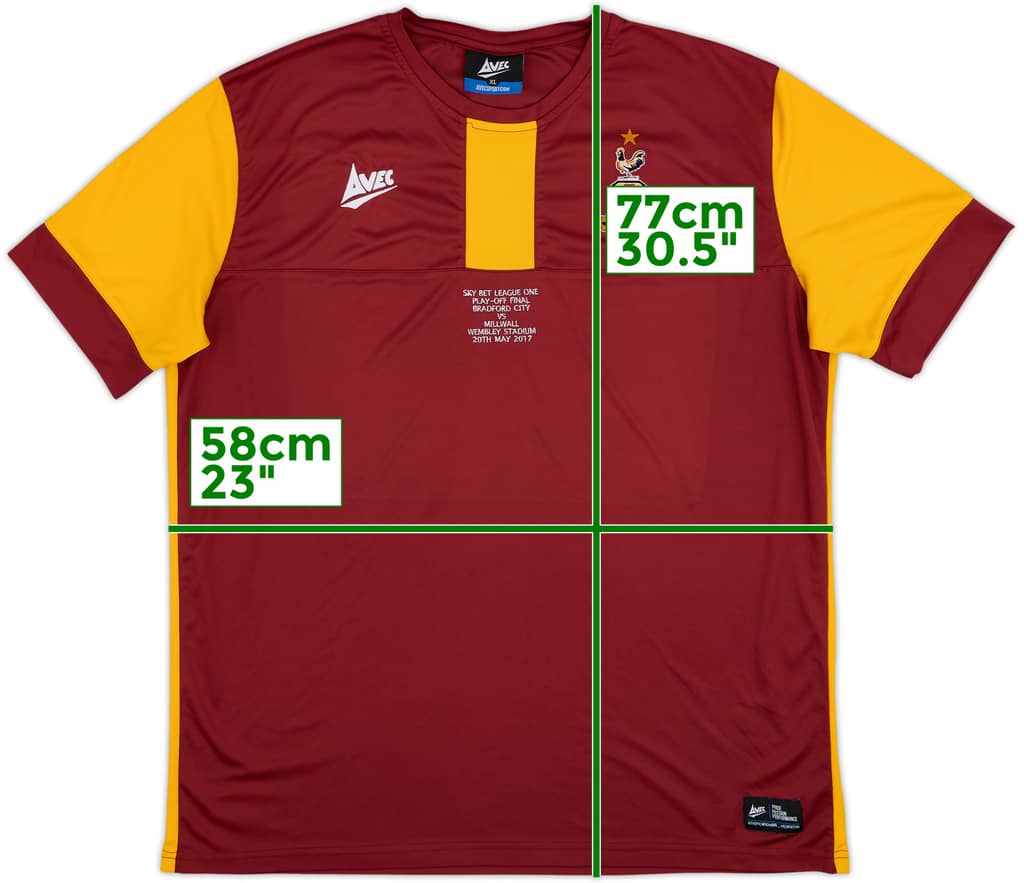 2016-17 Bradford Avec Play-Off Final Training Shirt - 8/10 - (XL)