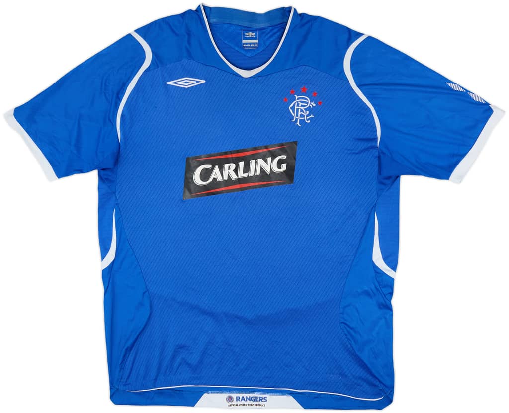 2008-09 Rangers Home Shirt - 8/10 - (XL)