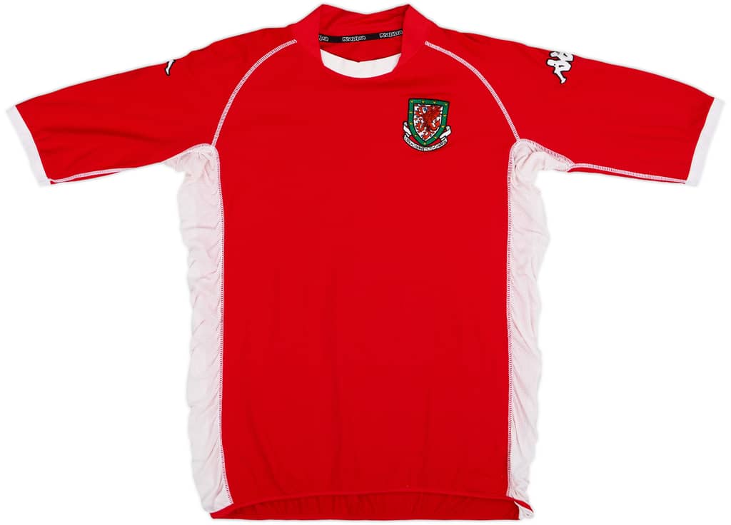 2002-04 Wales Home Shirt - 8/10 - (L)