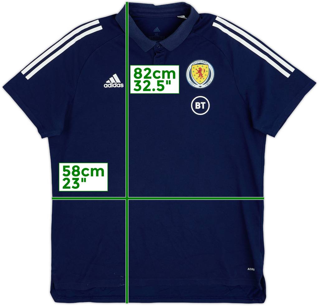 2020-21 Scotland adidas Polo Shirt - 7/10 - (XL)