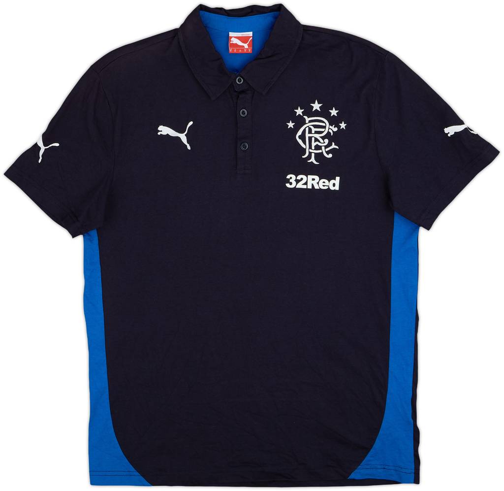 2013-14 Rangers Puma Polo Shirt - 8/10 - (M)