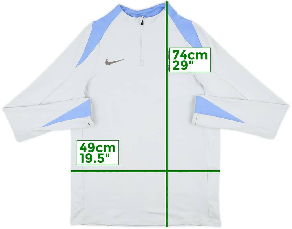 2024-25 Tottenham Nike 1/4 Zip Track Top - 8/10 - (M)