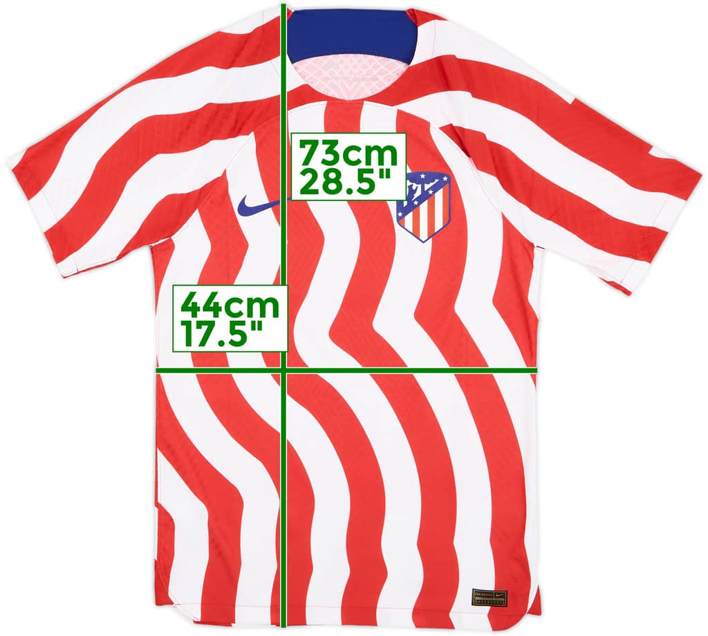 2022-23 Atletico Madrid Home Shirt - 9/10 - (S)