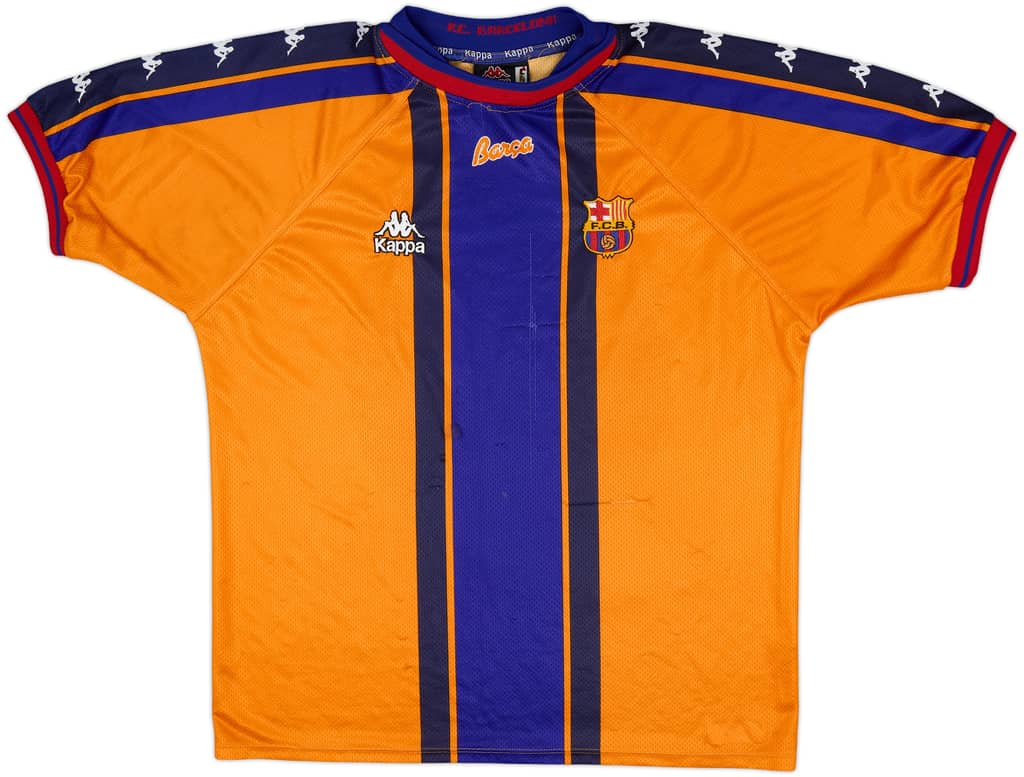 1997-98 Barcelona Away Shirt - 5/10 - (L)
