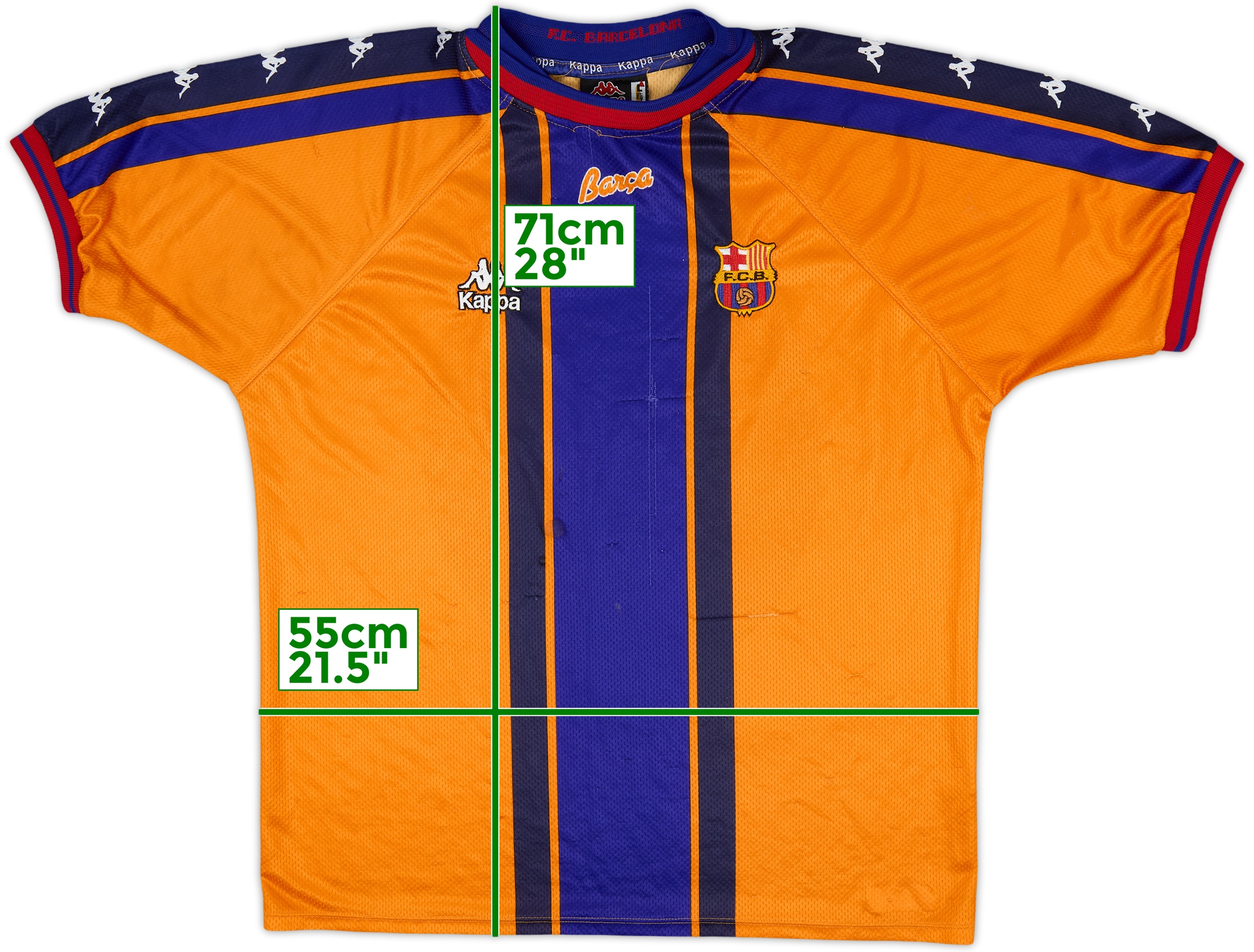 1997-98 Barcelona Away Shirt - 5/10 - (L)