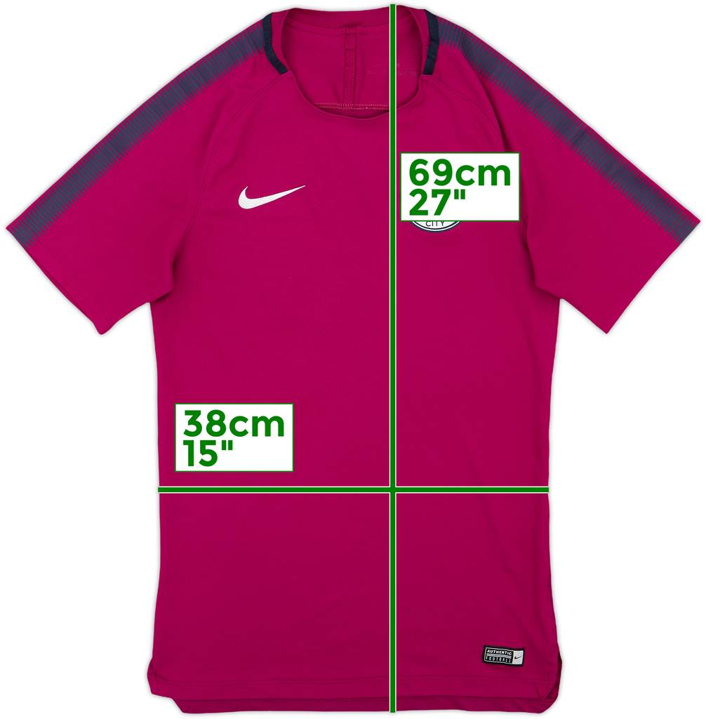 2017-18 Manchester City Nike Training Shirt - 8/10 - (S)