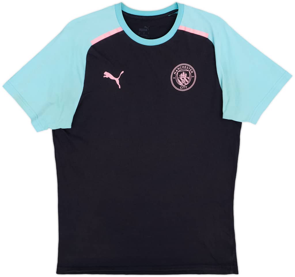 2023-24 Manchester City Puma Cotton Tee - 9/10 - (M)