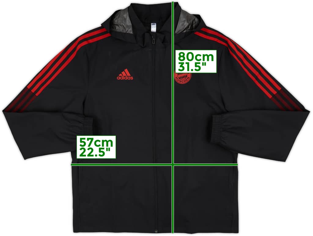 2021-22 Bayern Munich adidas Track Jacket - 9/10 - (M)