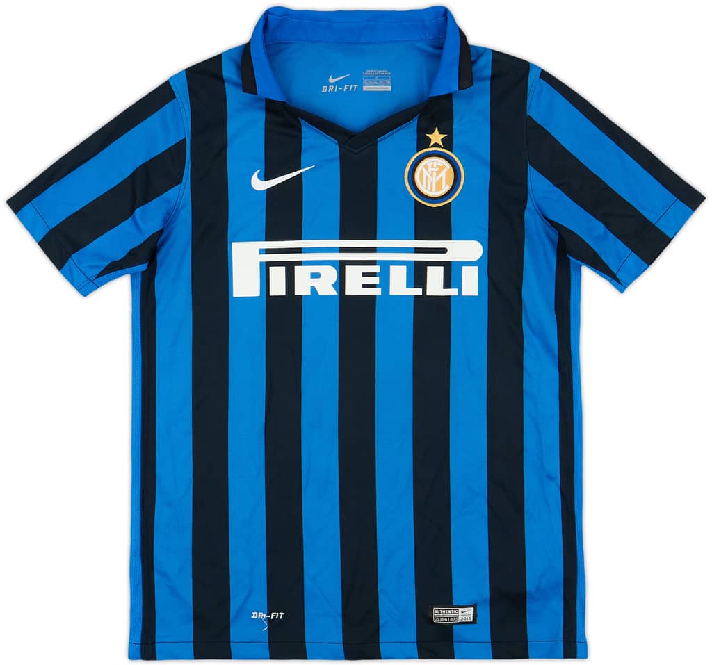 2015-16 Inter Milan Home Shirt - 9/10 - (L.Boys)