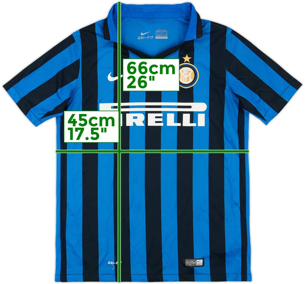 2015-16 Inter Milan Home Shirt - 9/10 - (L.Boys)