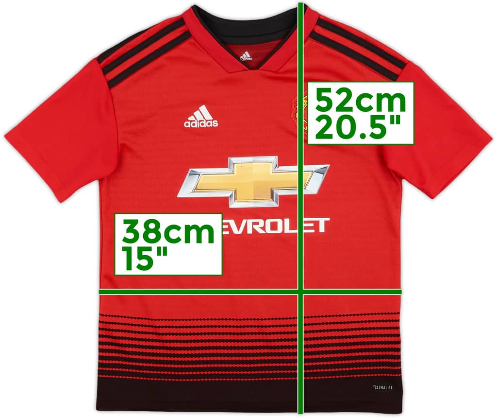 2018-19 Manchester United Home Shirt - 8/10 - (S.Boys)