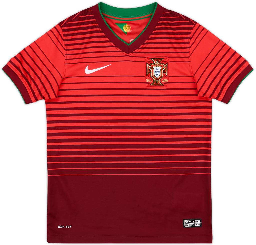 2014-15 Portugal Home Shirt - 9/10 - (S.Boys)