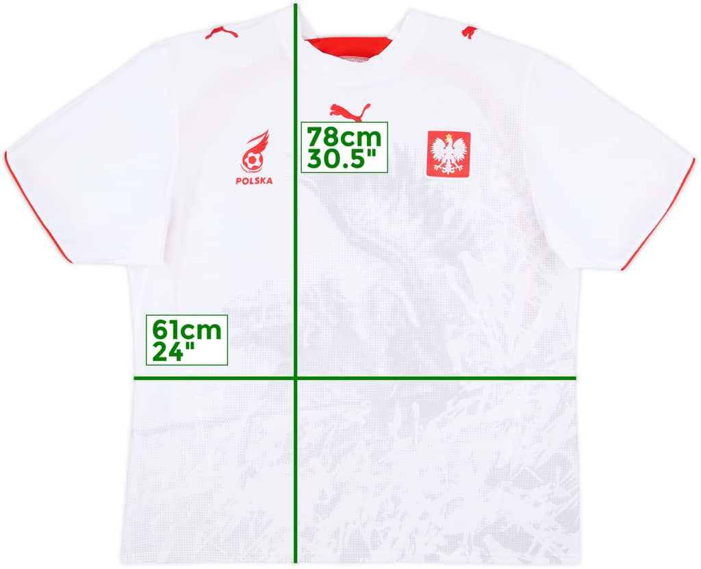 2006-08 Poland Home Shirt - 9/10 - (XL)
