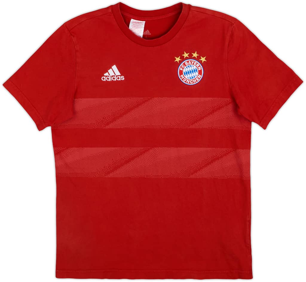 2019-20 Bayern Munich adidas Cotton Tee - 9/10 - (L.Boys)