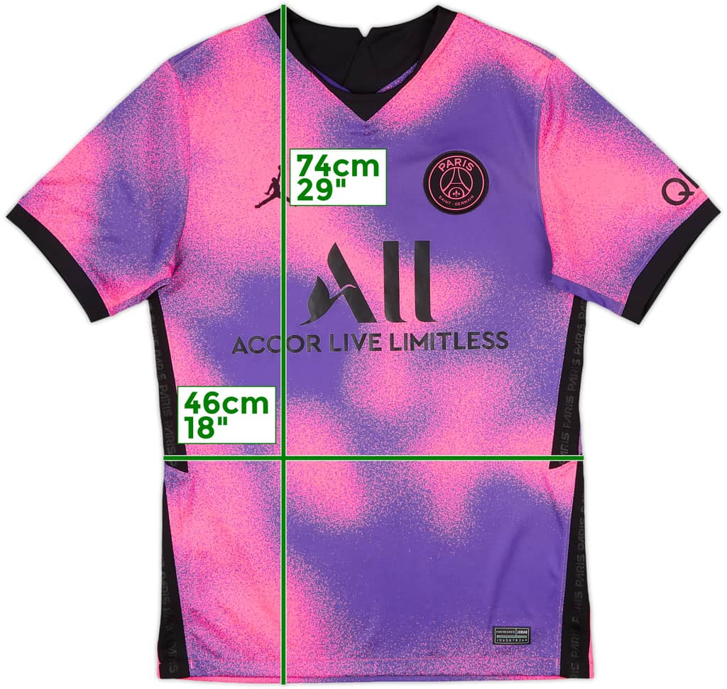 2020-21 Paris Saint-Germain Fourth Shirt - 10/10 - (S)