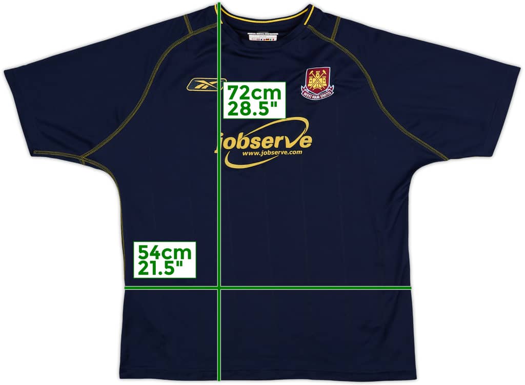 2003-04 West Ham Away Shirt - 8/10 - (L)