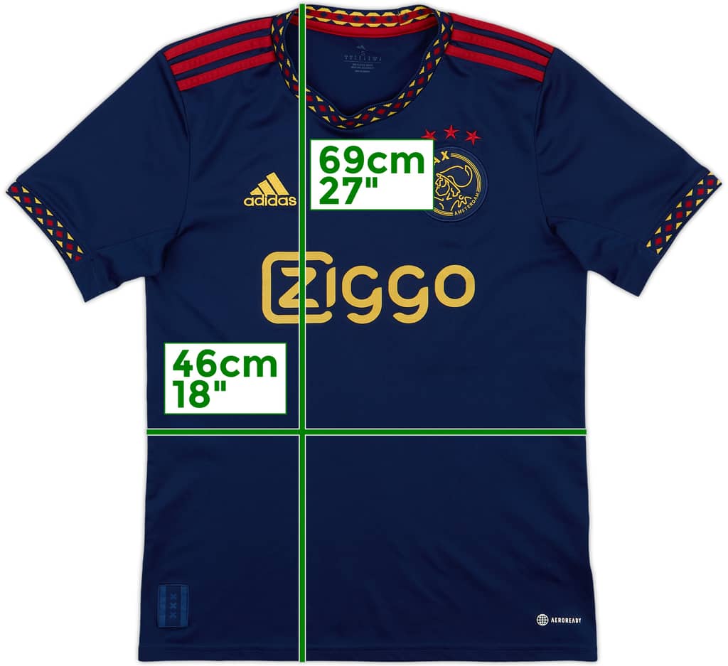 2022-23 Ajax Away Shirt - 9/10 - (S)