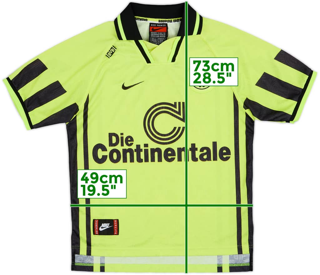 1996-97 Borussia Dortmund Home Shirt - 8/10 - (S)