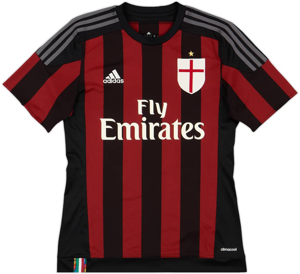 2015-16 AC Milan Home Shirt - 10/10 - (S)