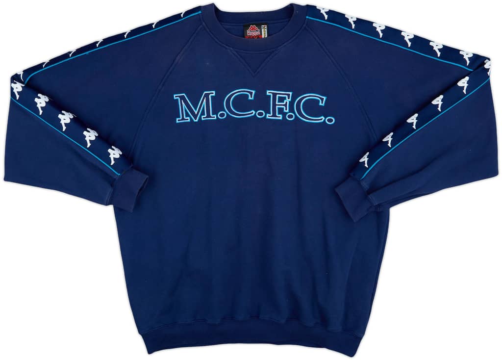 1997-99 Manchester City Kappa Sweat Top - 8/10 - (XL)