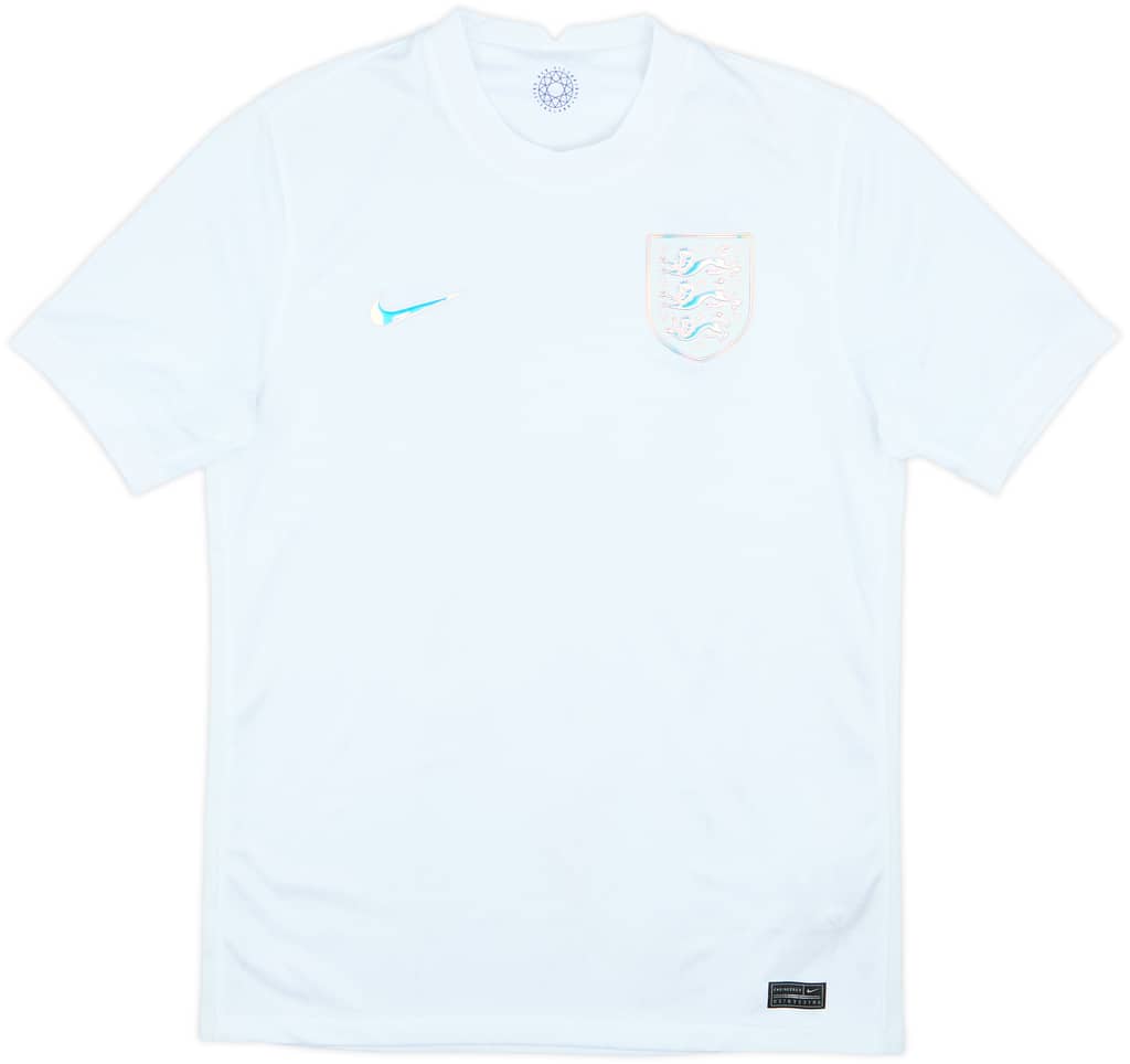 2022-23 England Lionesses Home Shirt - 9/10 - (Men's M)