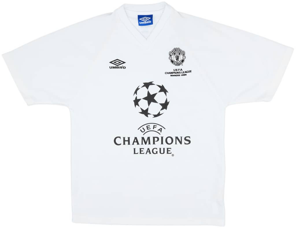 1999 Manchester United Umbro Champions League 'Winners' Training Shirt - 8/10 - (M)
