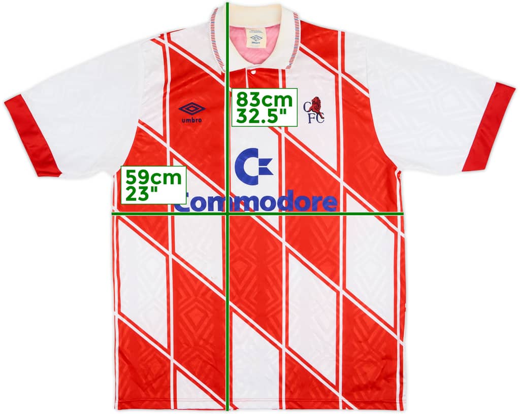 1990-92 Chelsea Away Shirt - 8/10 - (L)